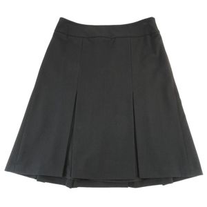 Loft A-Line Business Skirt Double Front Slit Pleat